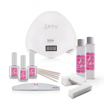 Стартовий набір для гель лаку Oh La Lac з лампою SUN 5 Біла 48 Вт: купити за кращою ціною в Україні