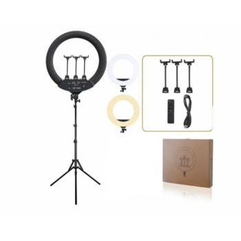 Кільцева світлодіодна лампа RL-18 II USB WI FI 45см (3 кріплення, пульт, блутуз): купити за кращою ціною в Україні