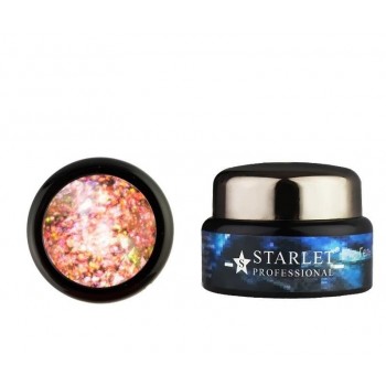 Гель-слюда 4D Starlet Professional 02, колір помаранчевий, 5 г.: купити за кращою ціною в Україні