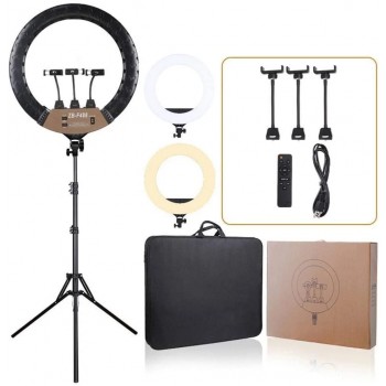 Професійна кільцева лампа ZB-F488 55 см (Пульт, штатив): купити за кращою ціною в Україні