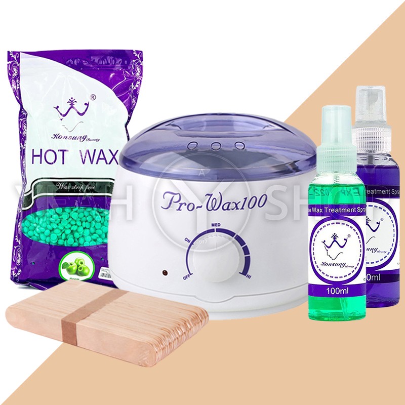 Набор для депиляции горячим воском плюс Pro-wax 100 Белый: купить по лучшей цене в Украине