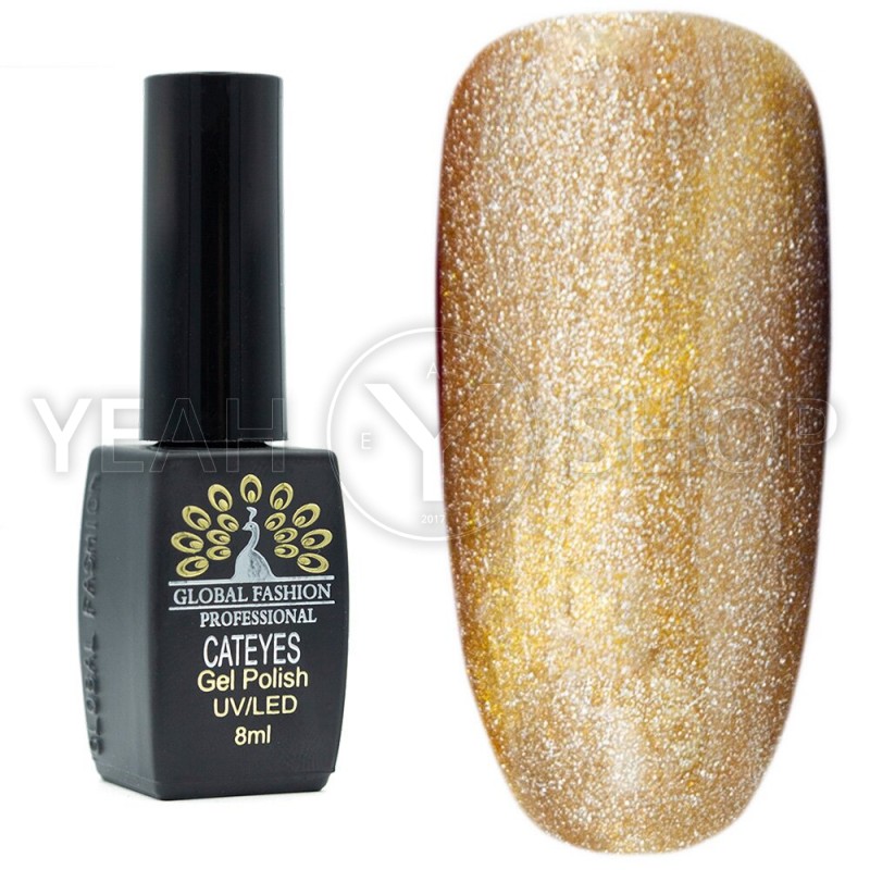 Гель-лак Global Fashion Cat Eyes Gel Polish UVml 8ml № 018: купити за кращою ціною в Україні