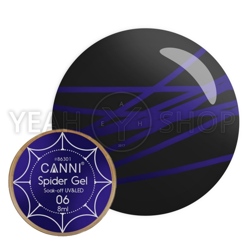 Гель-паутинка Canni Spider Gel №006 (Синий), 8 мл купить по лучшей цене в Украине