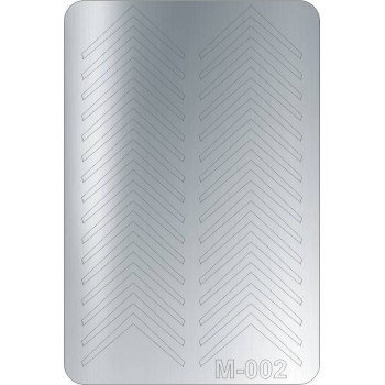 Металізовані наклейки CANNI срібло M-002s: купити за кращою ціною в Україні