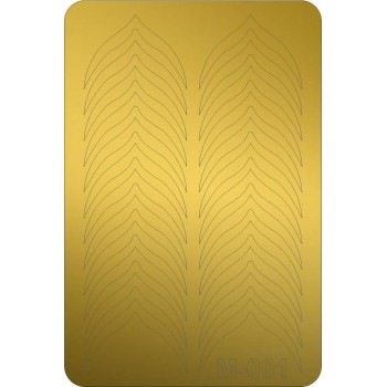 Металлизированные наклейки CANNI золото M-001g