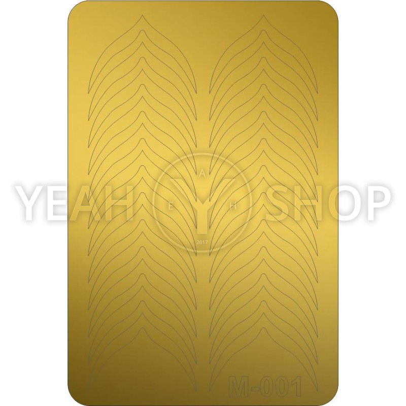 Металлизированные наклейки CANNI золото M-001g купить по лучшей цене в Украине