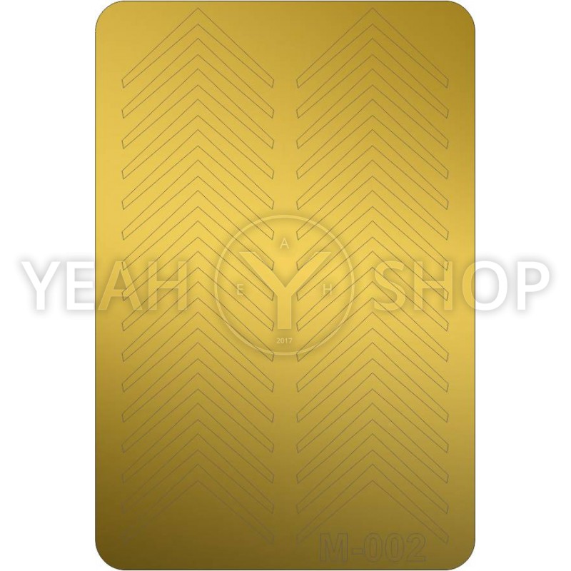 Металлизированные наклейки CANNI золото M-002g купить по лучшей цене в Украине