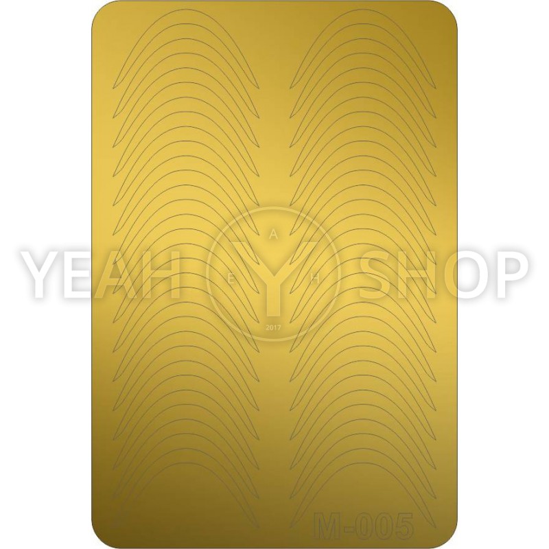 Металлизированные наклейки CANNI золото M-005g купить по лучшей цене в Украине