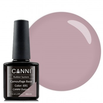 Камуфлирующая каучукова база для гель-лаку Canni Camouflage Rubber Base Coat №691, 7.3 мл