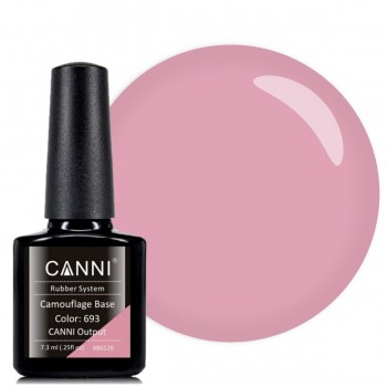 Камуфлирующая каучукова база для гель-лаку Canni Camouflage Rubber Base Coat №693, 7.3 мл