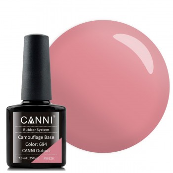 Камуфлирующая каучукова база для гель-лаку Canni Camouflage Rubber Base Coat №694, 7.3 мл
