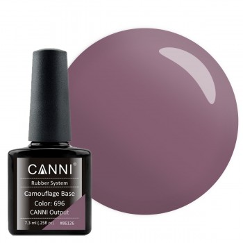 Камуфлирующая каучукова база для гель-лаку Canni Camouflage Rubber Base Coat №696, 7.3 мл