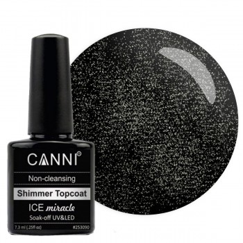 Фінішне покриття c шіммери Canni Shimmer Topcoat Ice Miracle, 7.3 мл