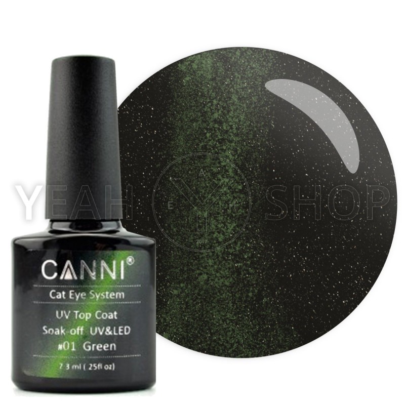 Топ для гель-лаку котяче око Canni Professional Cat Eye 01, 7.3 мл: купити за кращою ціною в Україні