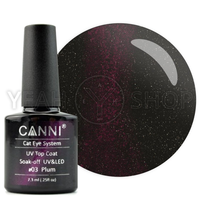 Топ для гель-лаку котяче око Canni Professional Cat Eye 03, 7.3 мл: купити за кращою ціною в Україні