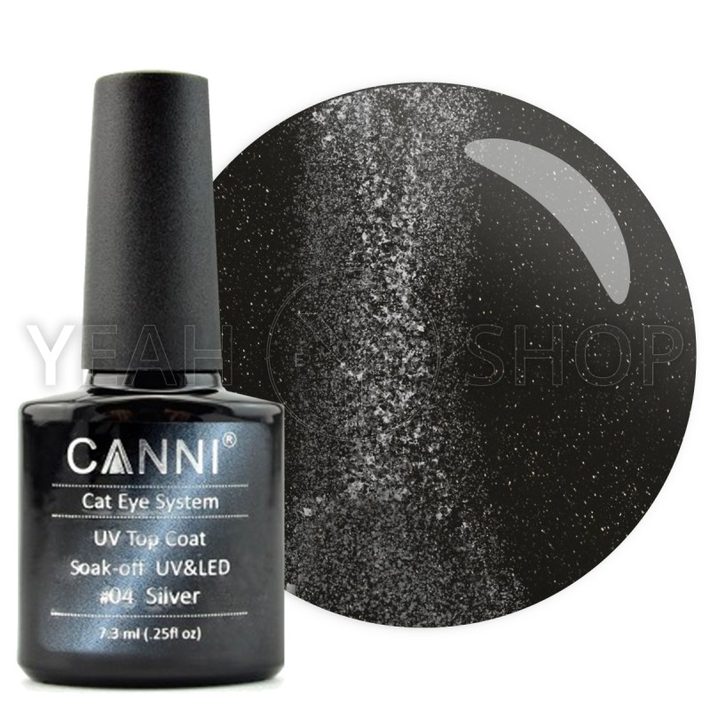 Топ для гель-лаку котяче око Canni Professional Cat Eye 04, 7.3 мл: купити за кращою ціною в Україні