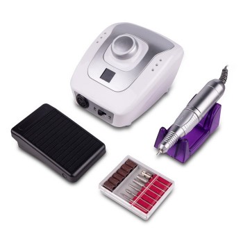 Фрезер для маникюра и педикюра Simei DM-206 на 35000 об/мин (Серебро)