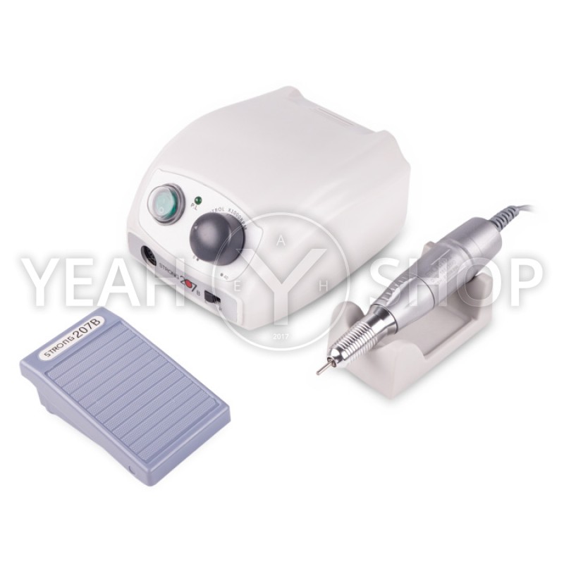 Фрезер для маникюра и педикюра Strong 207 Red на 35000 об/мин (Серебро) купить по лучшей цене в Украине