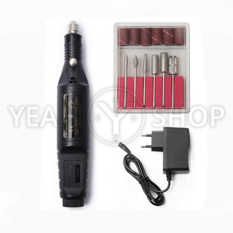 Фрезер для манікюру YRE MPS-08 на 13000 об/хв Чорний: купити за кращою ціною в Україні