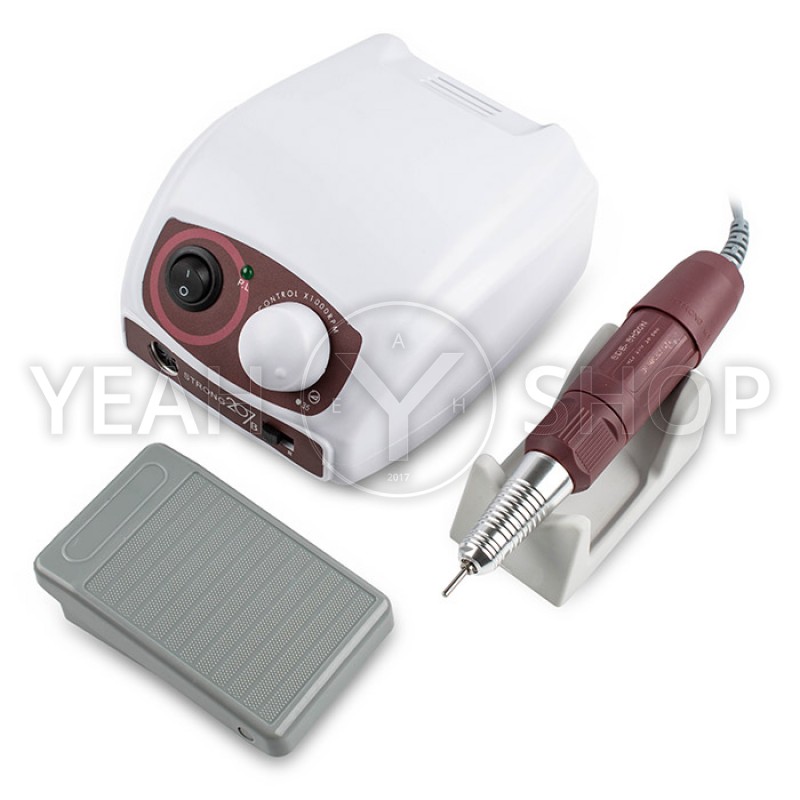 Фрезер для маникюра и педикюра Strong 207 Red на 35000 об/мин (Красный) купить по лучшей цене в Украине