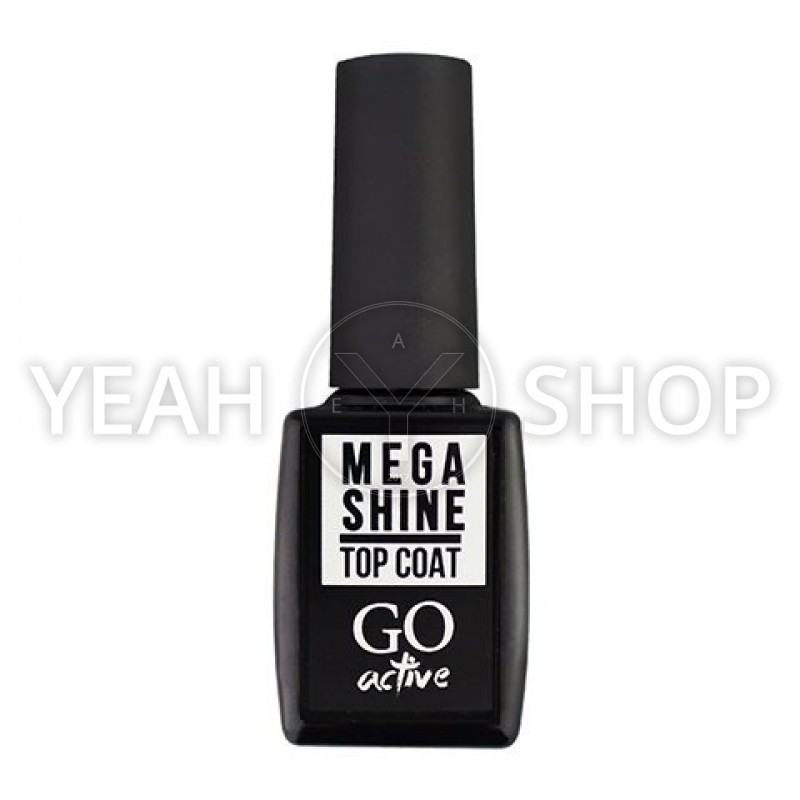 Топ для гель-лаку GO Active Mega Shine Top Coat 10 мл: купити за кращою ціною в Україні