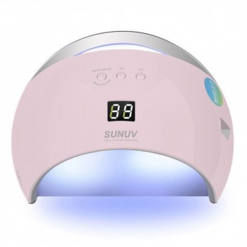 UV-LED лампа для маникюра универсальная Sun 6 48 Вт (Розовая) Оригинал