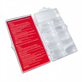 Багаторазові верхні форми (тіпси) PNB прозорі 100 шт