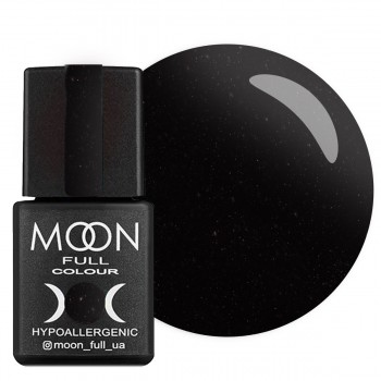 Гель-лак Moon Full №189 (Чорний з блискітками), 8 мл: купити за кращою ціною в Україні