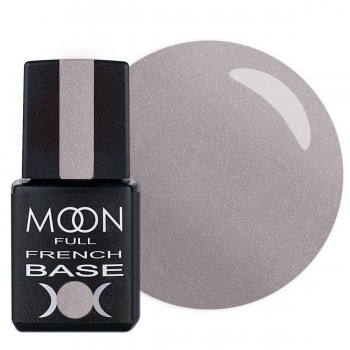 Камуфлирующее базовое покрытие Moon Full Base French №017 (Серый с мелким шиммером)