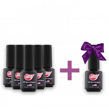 Набір гель-лаків My Nail 5 + 1 в подарунок