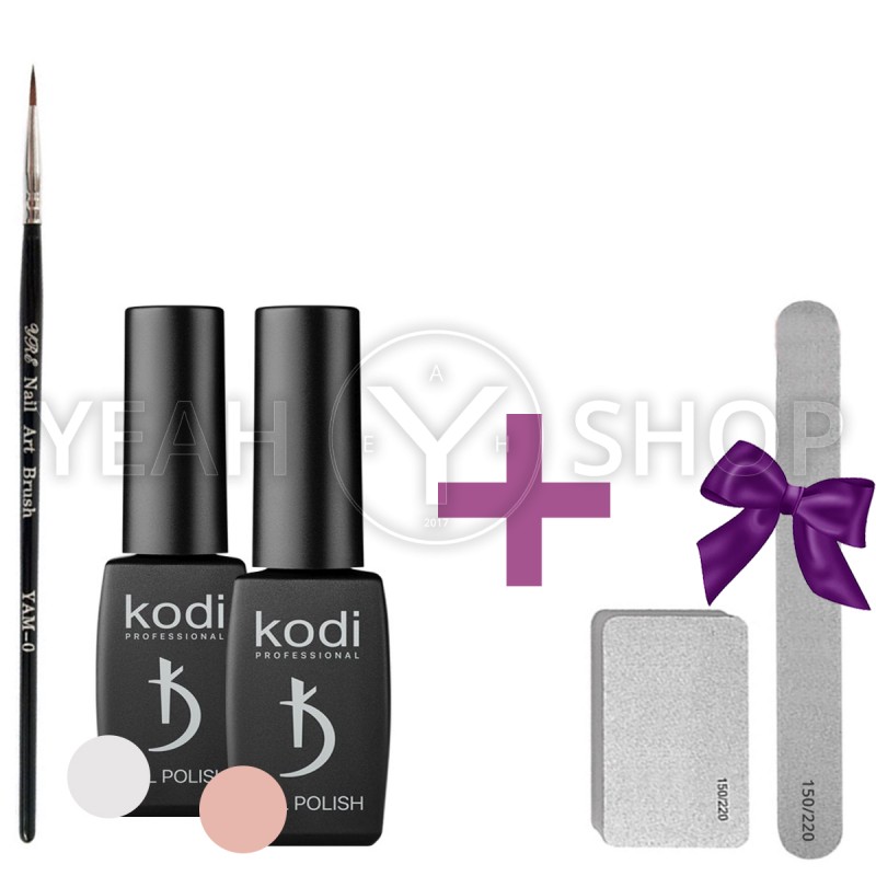 Набор для французкого маникюра Kodi Professional (Пилка и баф в подарок) купить по лучшей цене в Украине