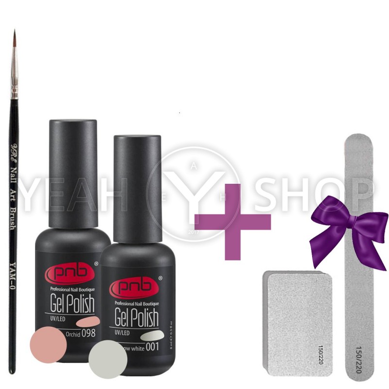 Набор для французкого маникюра PNB (Пилка и баф в подарок) купить по лучшей цене в Украине