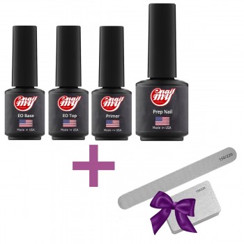 Набор вспомогательных жидкостей My Nail (Пилка и баф в подарок)