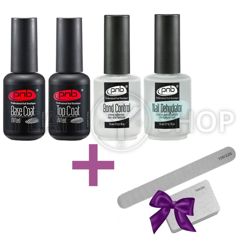 Набор вспомогательных жидкостей PNB (Пилка и баф в подарок) купить по лучшей цене в Украине