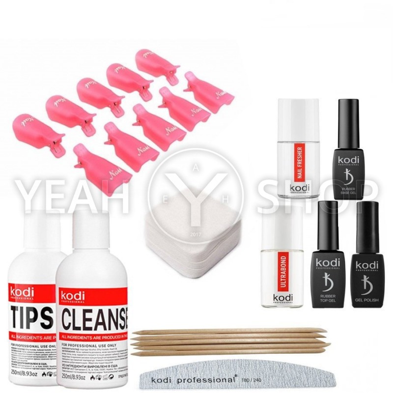 Стартовый набор гель-лаков Kodi Professional без УФ лампы (Премиум) купить по лучшей цене в Украине