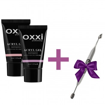 Набір з двох полігелей Oxxi, пушер в подарунок