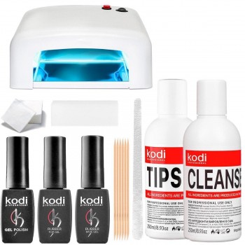 Стартовый набор гель-лаков Kodi Стандарт с УФ лампой на 36 Вт
