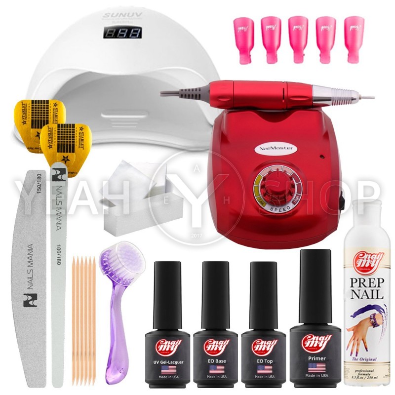 Стартовый набор гель-лаков My Nail с UV/LED лампой SUN 5 и фрезером Nail Master купить по лучшей цене в Украине