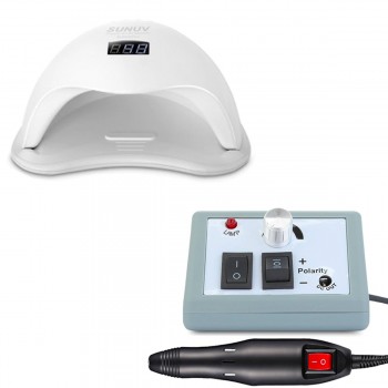 Набір UV / LED лампа SUN 5 48 Вт + Фрезер для манікюру Lina Mercedes 20000 об / хв: купити за кращою ціною в Україні