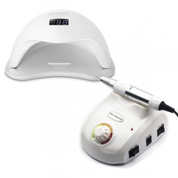 Набір UV / LED лампа SUN 5 48 Вт + Фрезер для манікюру Nail Master 30000 об / хв: купити за кращою ціною в Україні