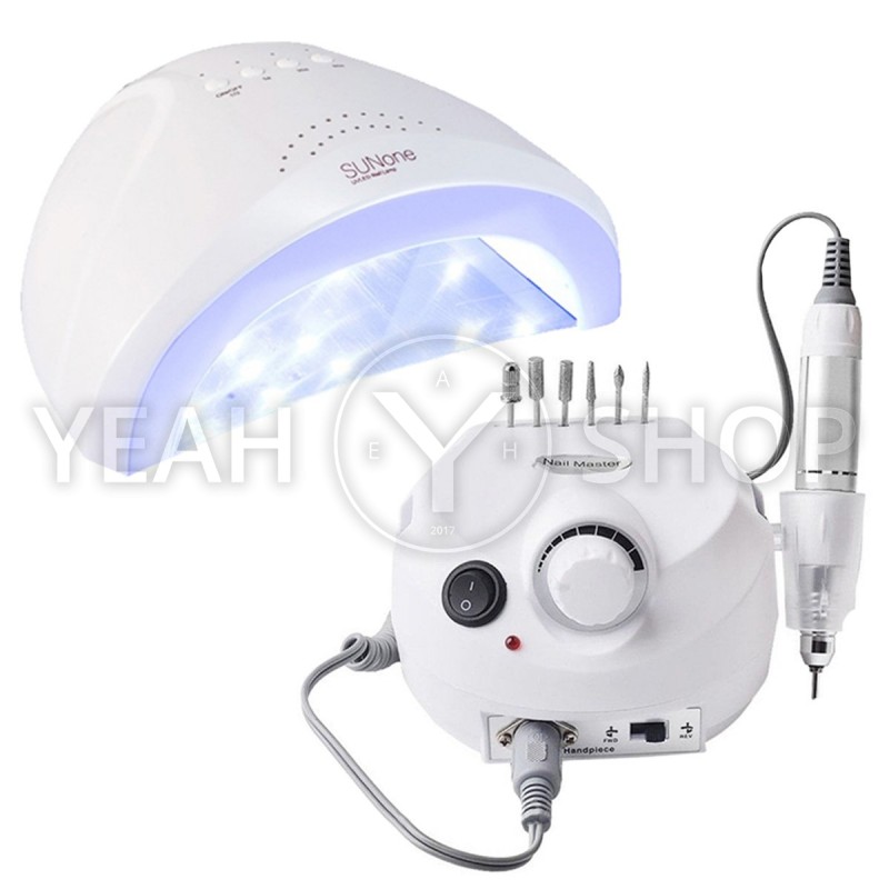 Набор UV/LED лампа SUN One 48 Вт + Фрезер для маникюра Drill Pro 35000 об/мин купить по лучшей цене в Украине