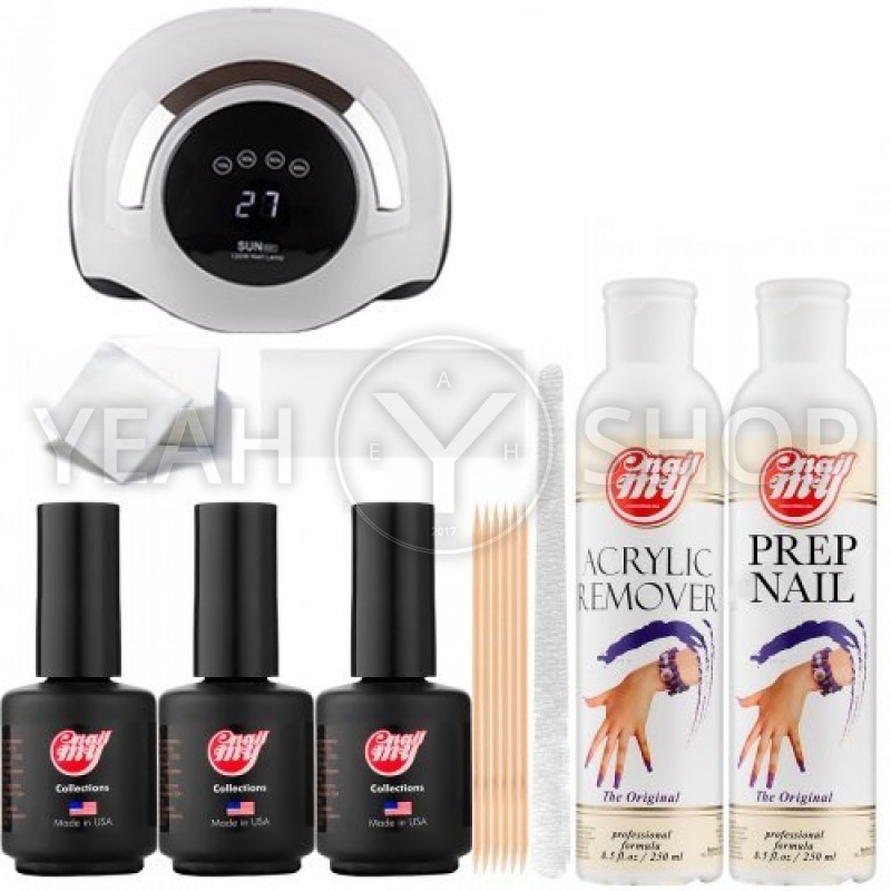 Стартовий набір гель-лаків My Nail з UV-LED лампою SUN BQ-5T на 120 Вт: купити за кращою ціною в Україні