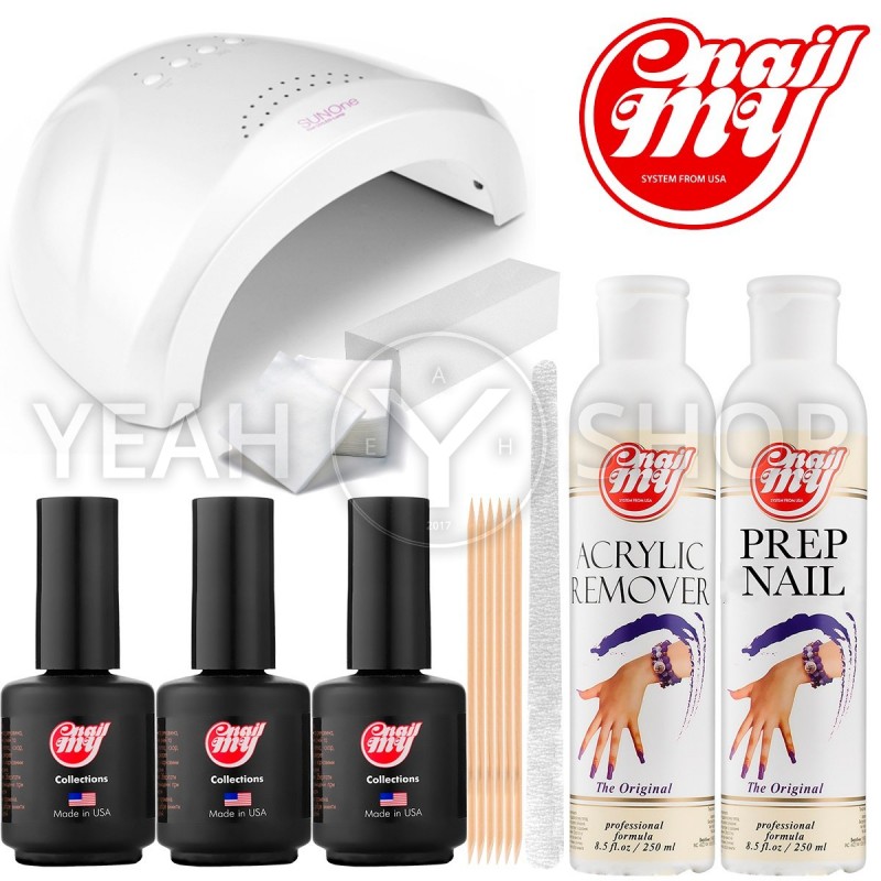 Стартовий набір гель-лаків My Nail з UV / LED лампою SUN One на 48 Вт: купити за кращою ціною в Україні