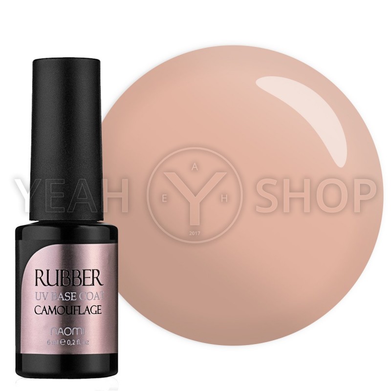 Камуфлирующее базове покриття Naomi Rubber Comouflage Base Coat №02, 6 мл: купити за кращою ціною в Україні