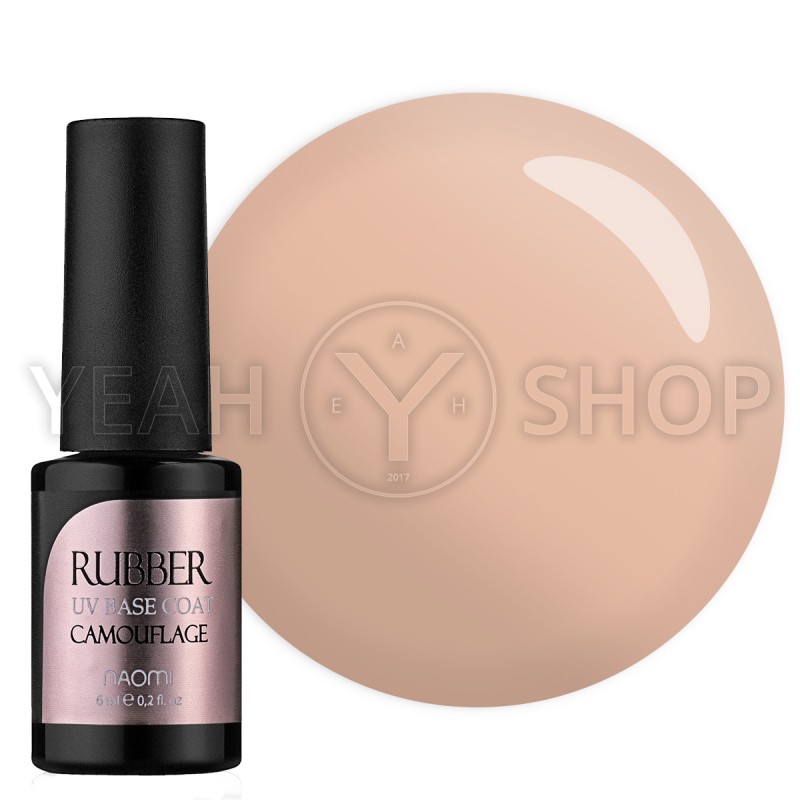 Камуфлирующее базове покриття Naomi Rubber Comouflage Base Coat №07, 6 мл: купити за кращою ціною в Україні