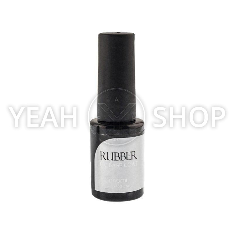 Каучуковий топ для гель-лаку Naomi Rubber UV Top Coat, 6 мл: купити за кращою ціною в Україні