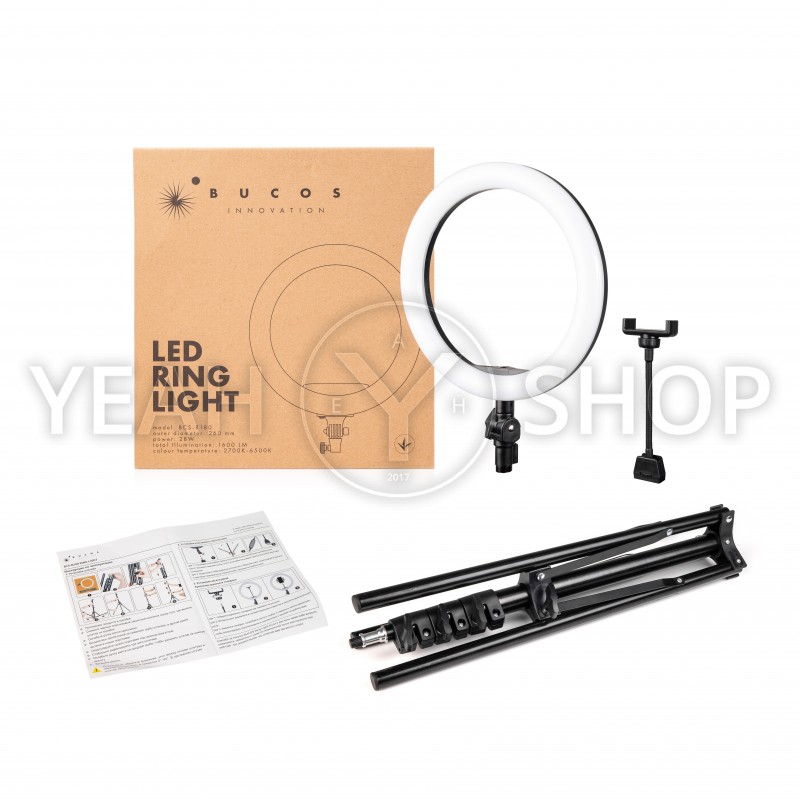 Напольная кольцевая лампа Bucos Inovation BCS-R180 Ring Light, 28 Вт купить по лучшей цене в Украине