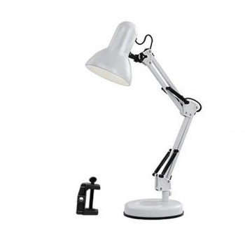 Настольная лампа для маникюра 2в1 с подставкой и струбциной (Белый)