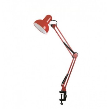 Лампа настільна для манікюру на кріпленні (червона)
