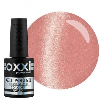 Гель-лак Oxxi Кошачий Глаз №077 (светло-коралловый,магнитный), 10 мл